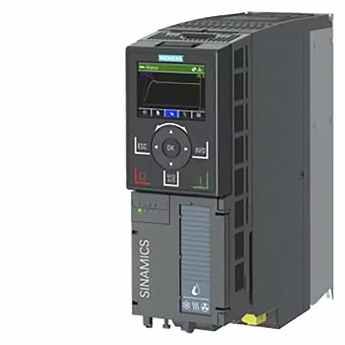 Siemens Inverter Drive, 0.75 kW, 3 Phase, 380 - 480 V AC, 2.1 A, SINAMICS G120X Series, 6SL3220-1YE10-0UF0