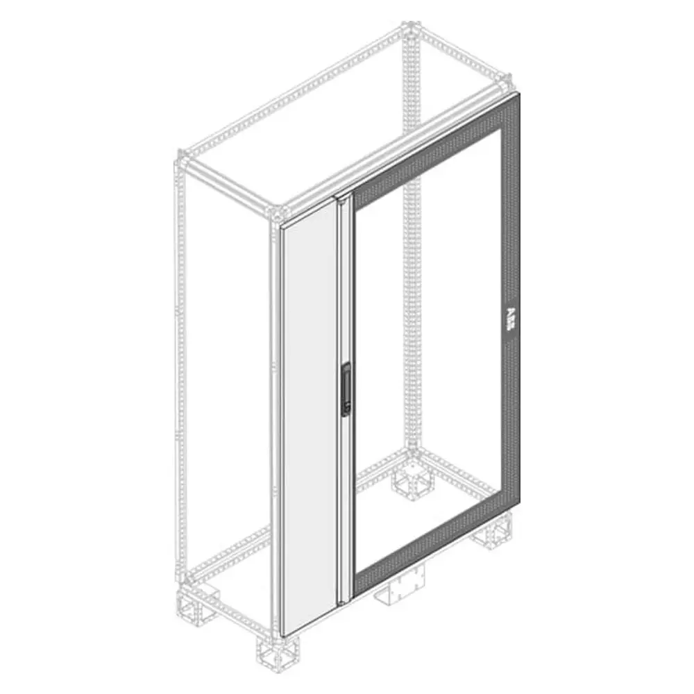 ABB PDLG Series Lockable Pickled Steel Sheet RAL 7035 Opaque, 1800mm H, 1m W, 15mm L for Use with PDLB8500, 1STQ007367A0000