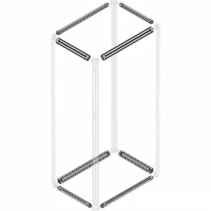 ABB PCFM Series Galvanised Steel Crosspiece, 47.5mm W, 600mm H, 47.5mm L For Use With PCFM0600, 1STQ007040A0000