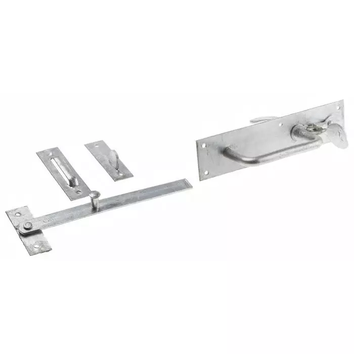 RS Pro Galvanised Steel Gate Latch, 191 x 45 mm