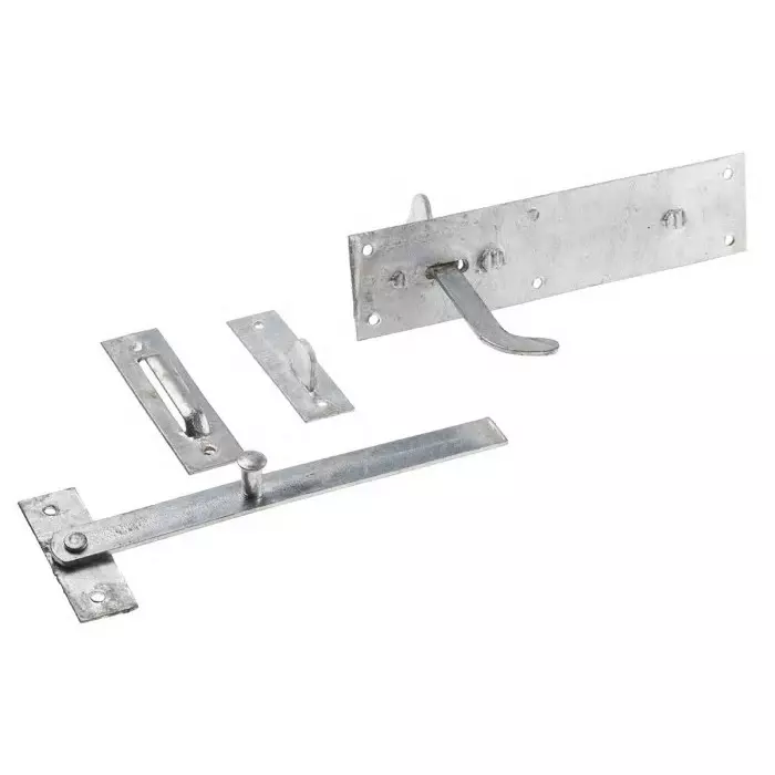 RS Pro Galvanised Steel Gate Latch, 191 x 45 mm