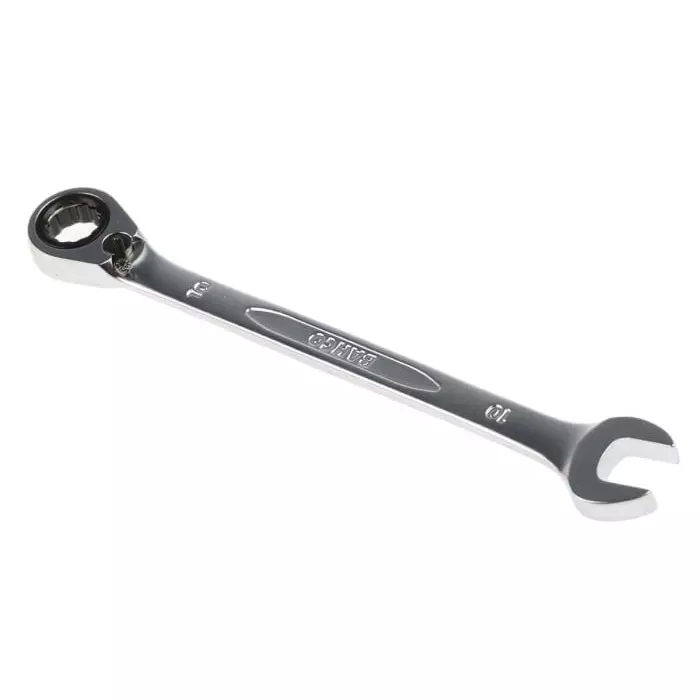 Bahco 1RM Series Ratchet Spanner 10 mm Metric Double Ended 159 mm Overall Length, 1RM-10