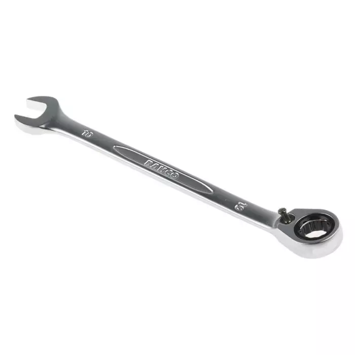 Bahco 1RM Series Ratchet Spanner 10 mm Metric Double Ended 159 mm Overall Length, 1RM-10