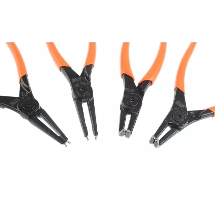 Bahco Circlip Plier Set 250 mm Overall Length, 28-29/S4 (Set of 4 Pcs)