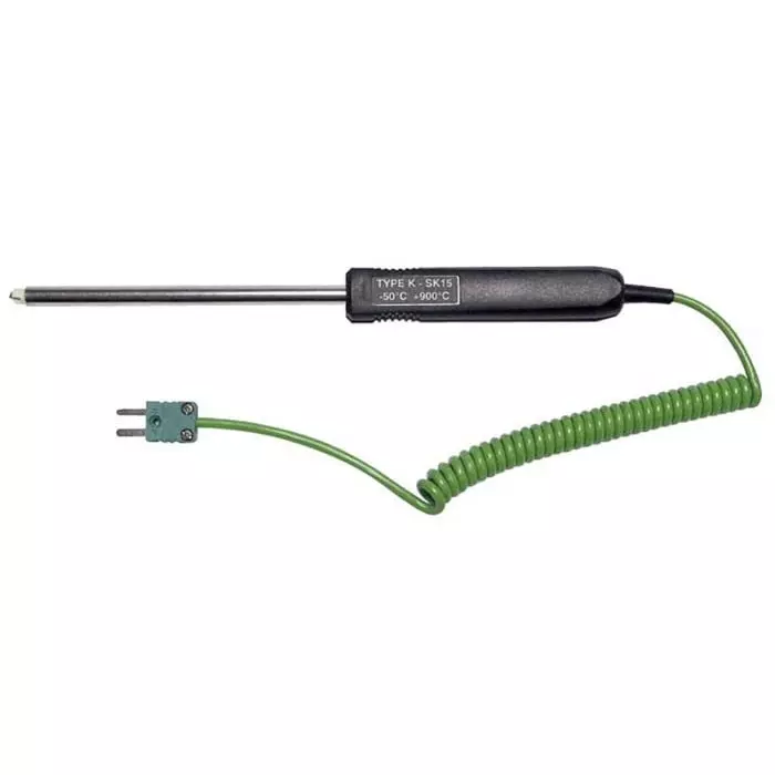 CHAUVIN ARNOUX Needle Surface Temperature Probe 130 mm Length 8 mm Diameter 900°C Max, P03652920