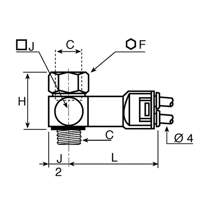 Legris 7818 Series Pressure Decay Sensor G 1/4 Female, 7818 04 13