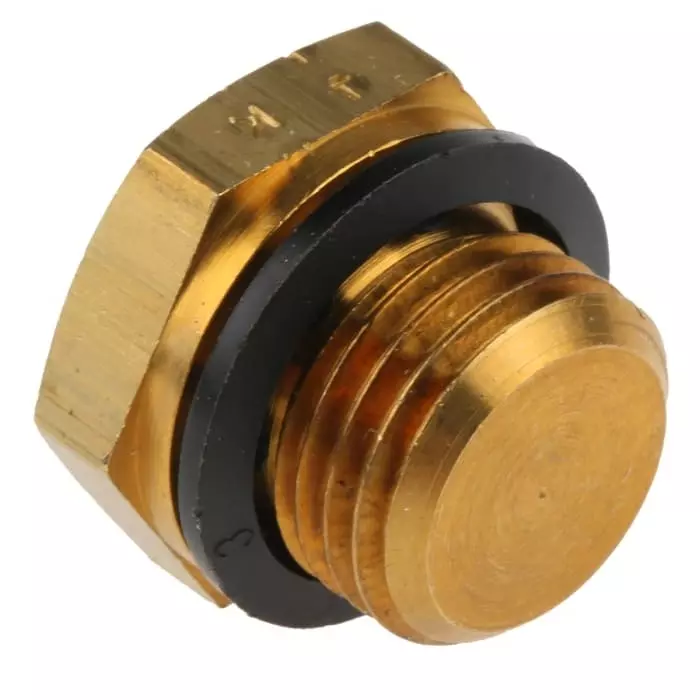 Legris Blanking Plug Brass G 1/4 Threaded Connection, 0220 13 00 (Pack of 10 Pcs)
