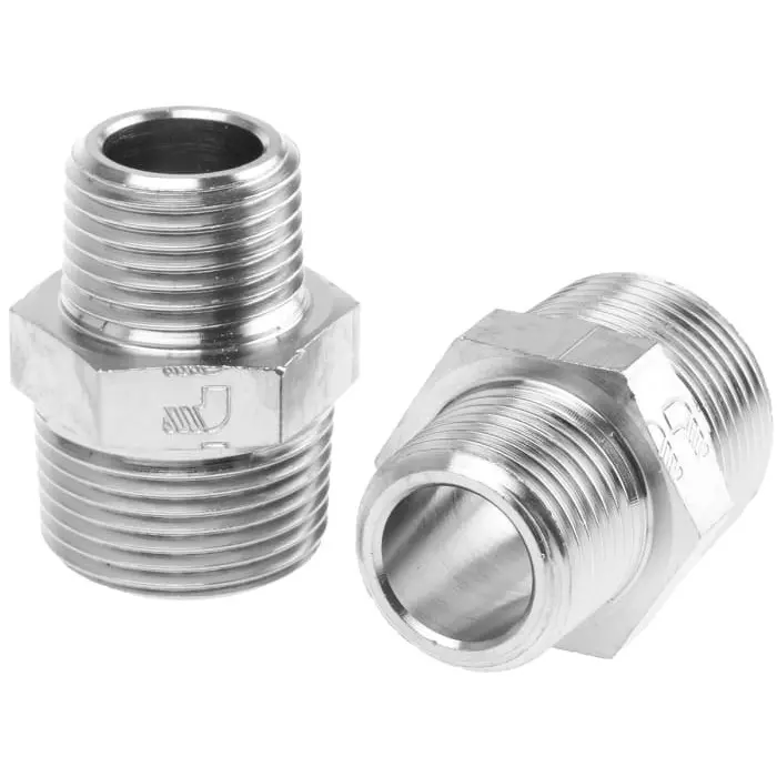Legris LF3000 Series Straight Threaded Adaptor R 1/2 Male to R 3/4 Male Threaded Connection Style, 0900 21 27 (Pack of 5 Pcs)