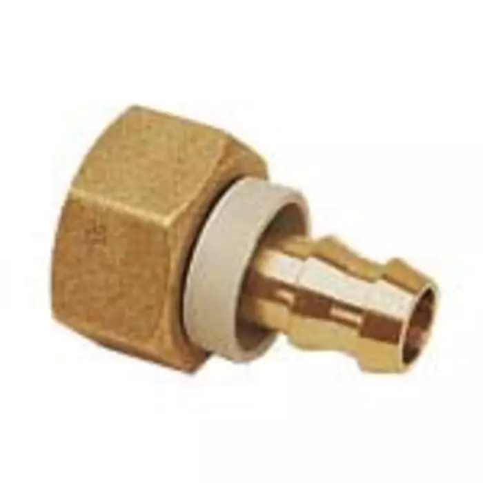 Legris Brass Female Pneumatic Quick Connect Coupling, 19 mm Hose  Barb, 0132 18 62 (Pack of 5 Pcs)