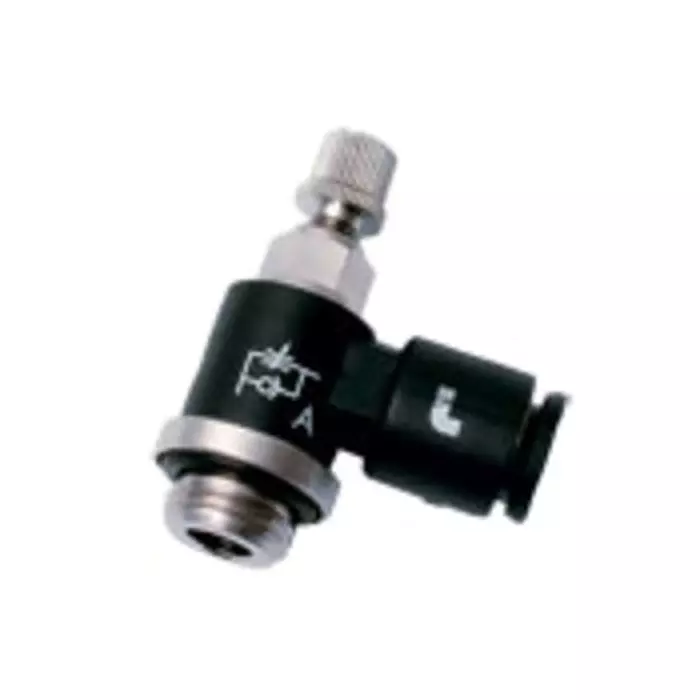 Legris Quick Exhaust Valve M5 Male x 10  Bar Threaded Tube 4 mm, 7660 04 19 (Pack of 2 Pcs)