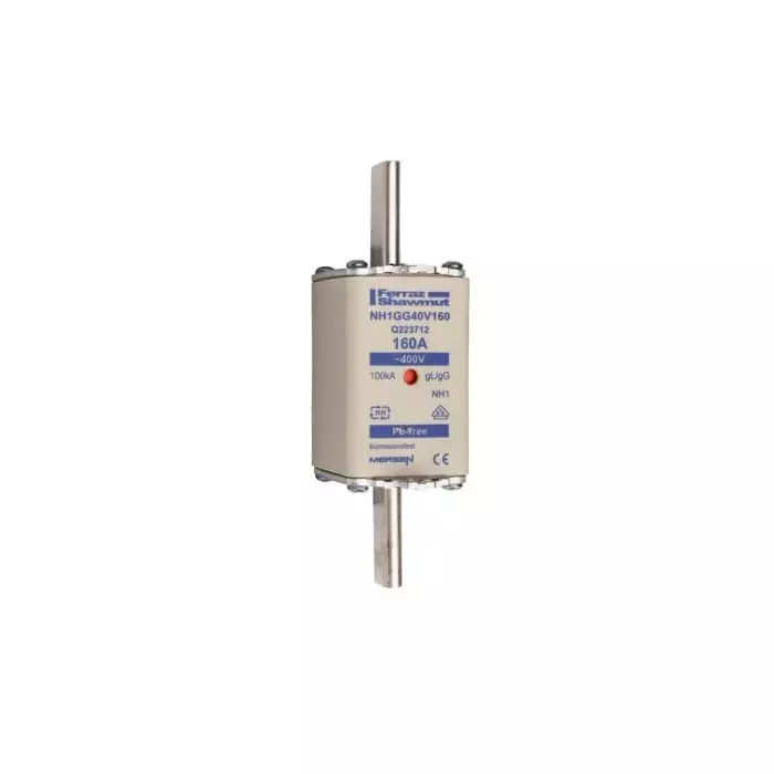 Mersen NH Fuse 160 A 400 V AC NH1, NH1GG40V160