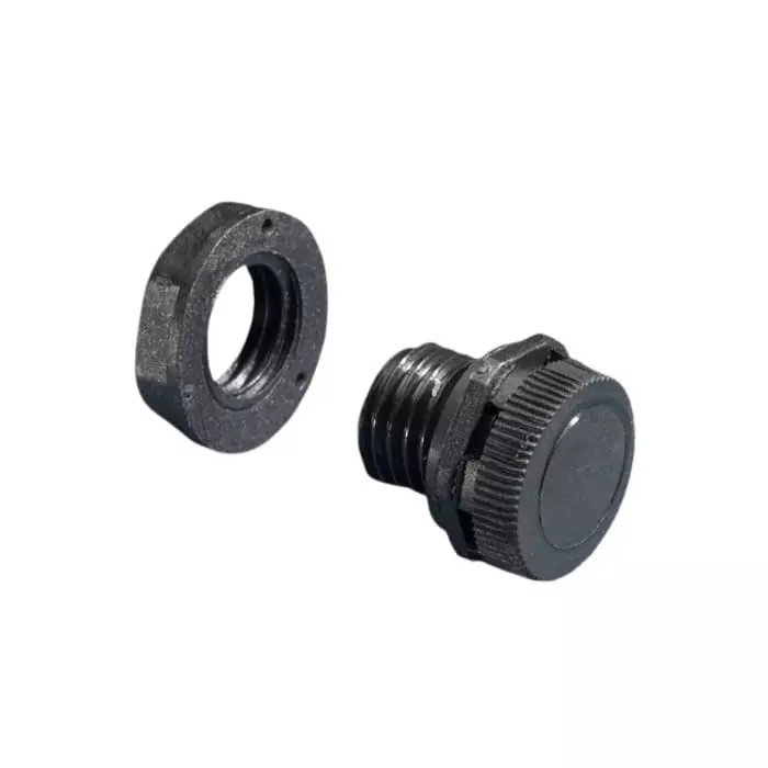 Rittal SZ Series RAL 9005 M12 Pressure Relief Vent For Use With Enclosure, 2459500 (Pack of 5 Pcs)