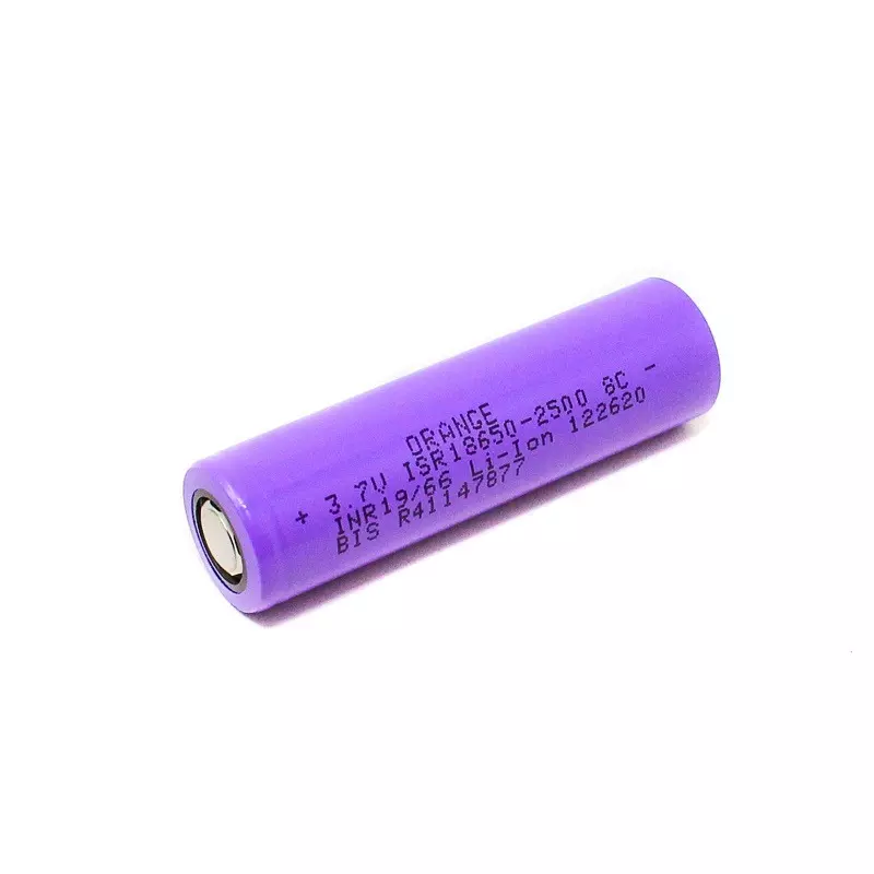 Orange A Grade ISR 18650 3.7V 2500 mAh 8C Li-ion Battery, 18650