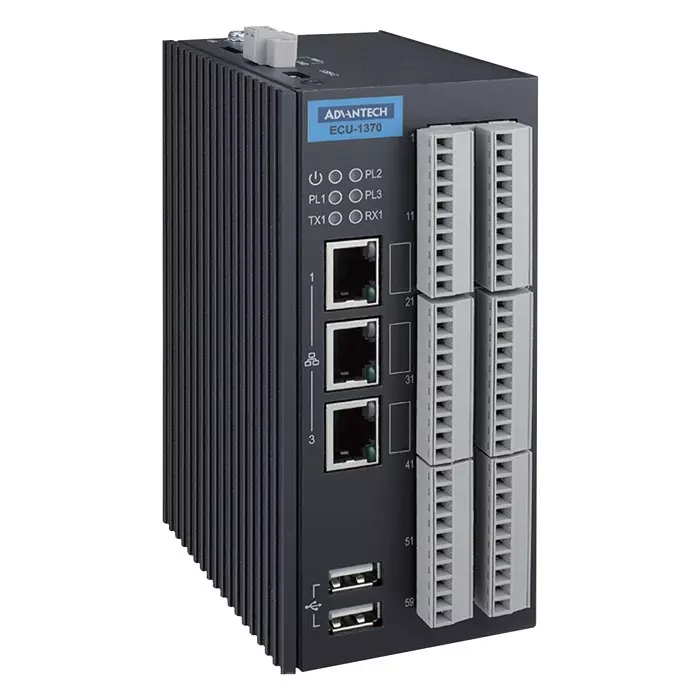 ADVANTECH Gateway, 10Mbps, 100Mbps, 1Gbps, Iot, Ecu-1370-531A