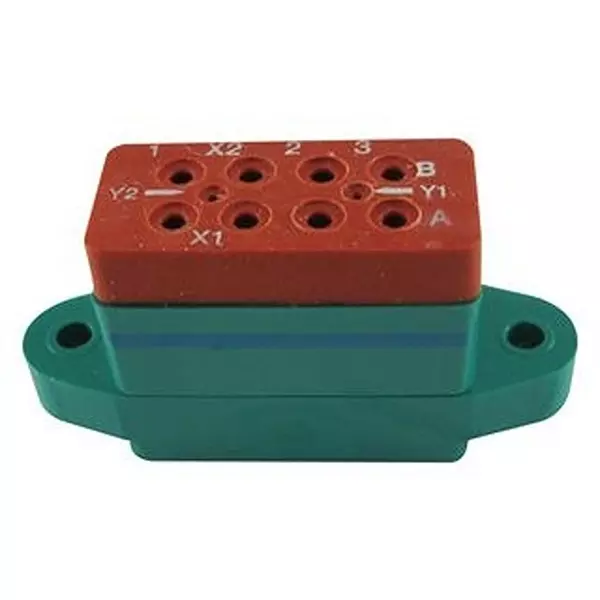 AMPHENOL PCD Relay Socket, 2P, 10A, 8Pos, Panel, M12883/41-06S Lc