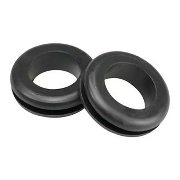 ESSENTRA COMPONENTS Cable Grommet, Open, 4.8Mm, Black, Tpe, Hg-2