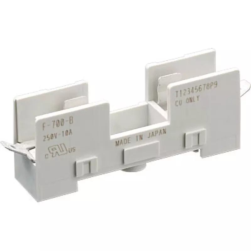 Sato Parts Fuse Holder Horizontal Connection Type DC500V, 100 mΩ or More White for FG-20, FG-30, etc., F-700-B