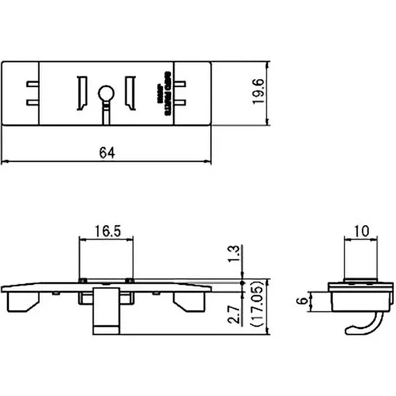 sato-parts-fuse-holder-fuse-carrier-no-knob-transparent-for-fg-40-f-720-fc2