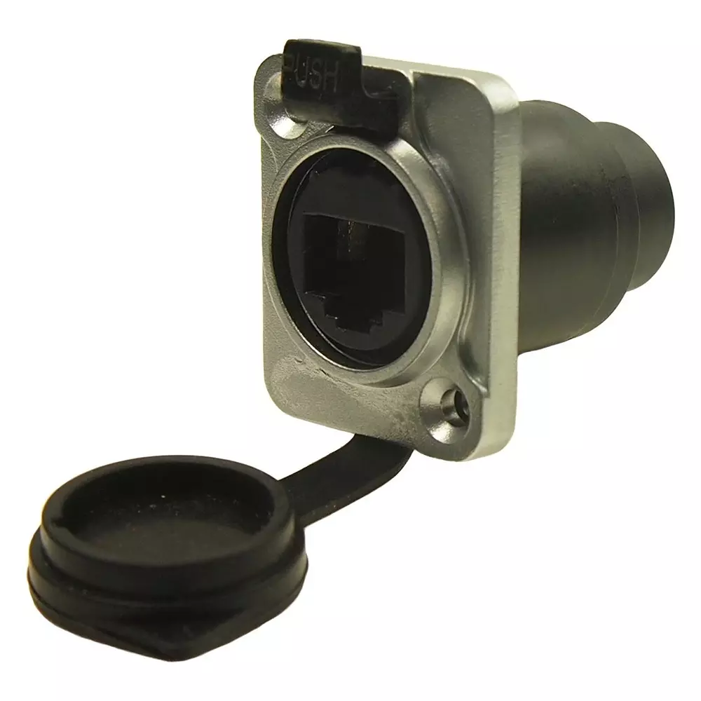 MULTICOMP PRO Xlr Rj45 Jack IP65 IP Rating Vertical Orientation Cat5e LAN Category, MP008774