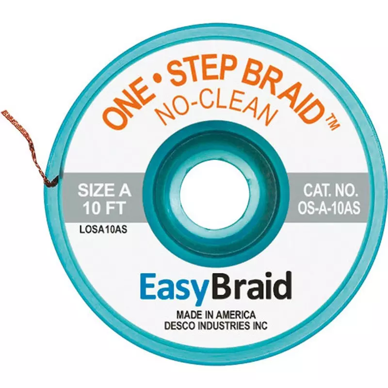 DESCO Solder Blotting Wire One Step Compatible with lead-free solder Spec, OS-A-10AS (Pack of 25)