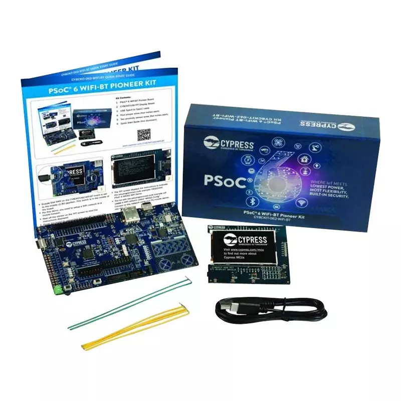 Infineon PIONEER KIT, PSOC6, CORTEX-M0+/CORTEX-M4, CY8CKIT-062-WIFI-BT