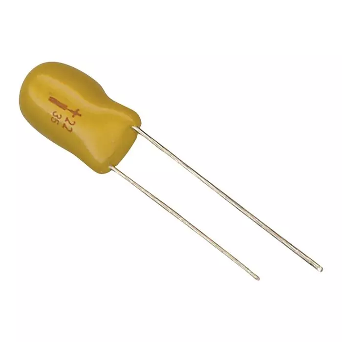 MULTICOMP PRO Leaded Tantalum Capacitors TANTALUM CAPACITOR, 1UF, 25V, RADIAL 10%, MCTAR25V105KA (Pack of 5)