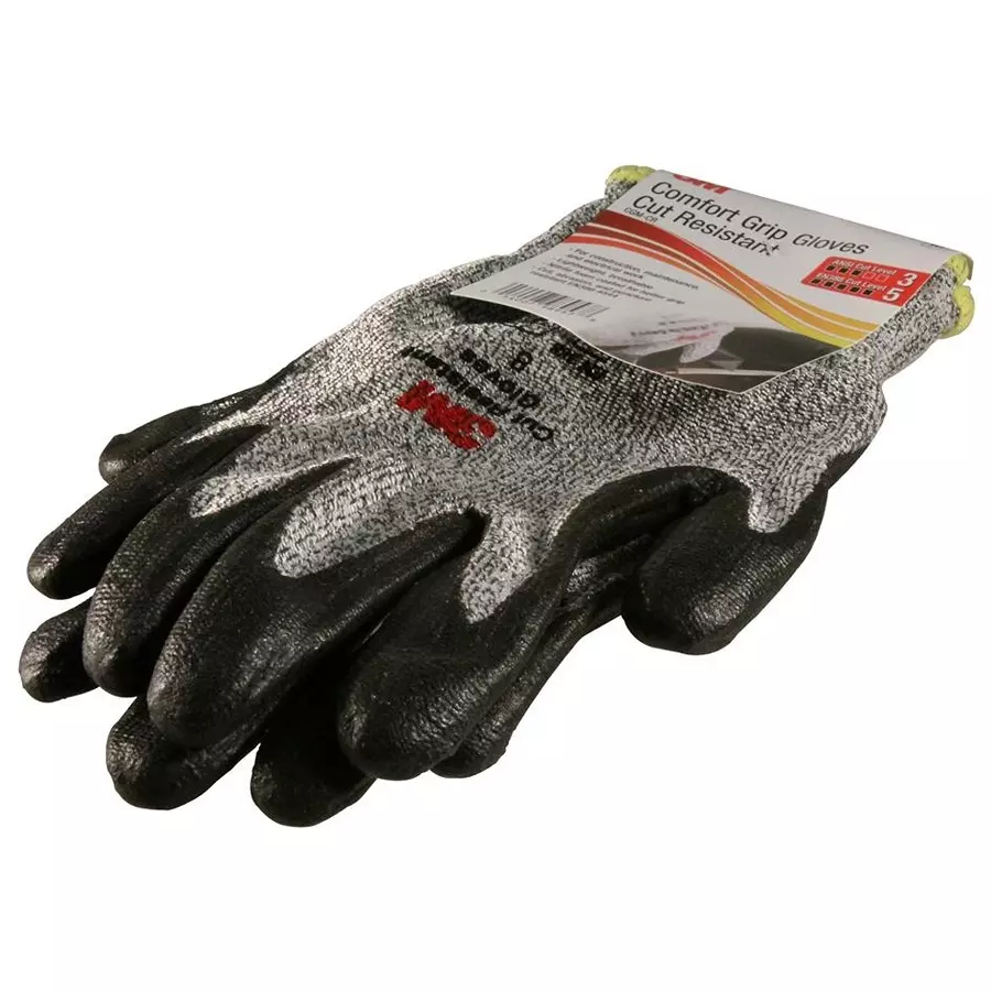 3M GLOVE, KNIT WRIST, M, GREY, POLYETHYLENE, CGM-CR