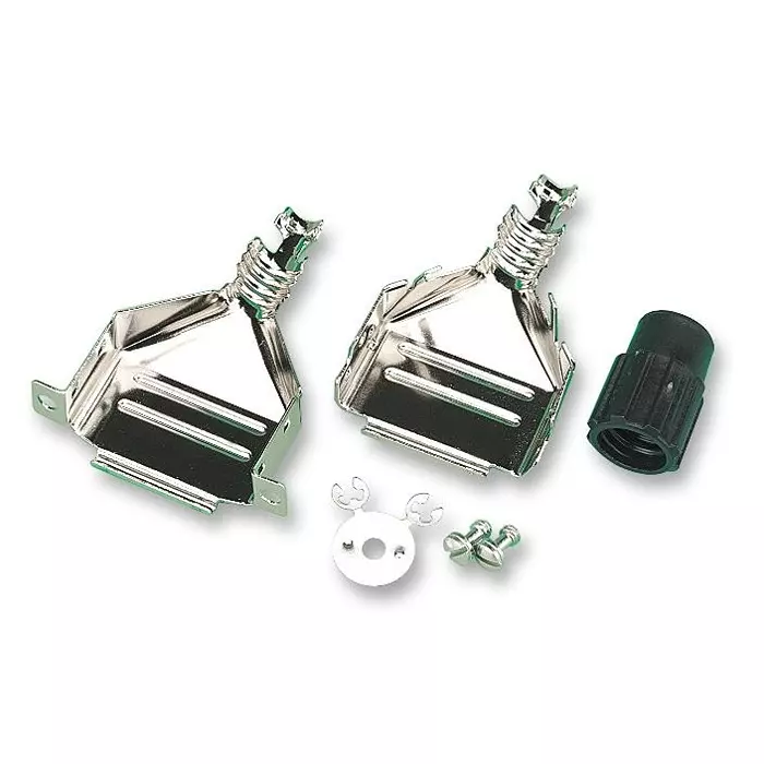 3M D SUB JUNCTION SHELL, SIZE DE, STEEL, 3357-9209