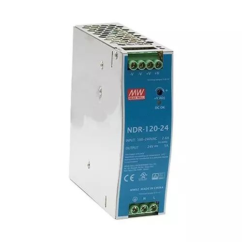 Mean Well POWER SUPPLY, AC-DC, 12V, 10A, NDR-120-12