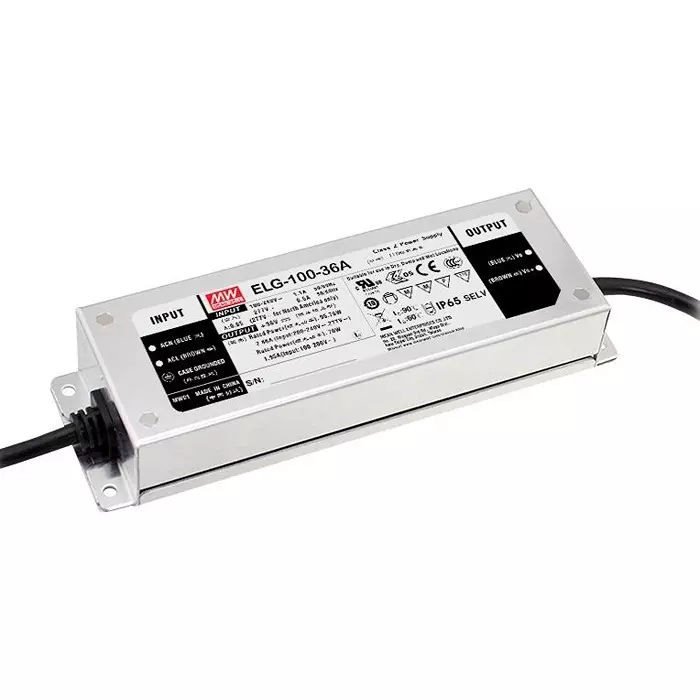 Mean Well LED DRIVER PSU, AC-DC, 24V, 4A, ELG-100-24A-3Y