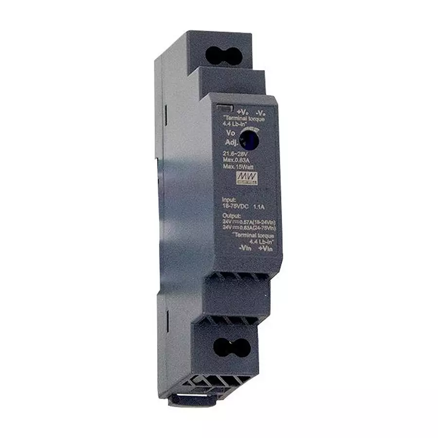 Mean Well DC-DC CONVERTER, 5V, 3A, DDR-15L-5