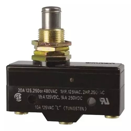 OMRON INDUSTRIAL AUTOMATION MICRO SWITCH, PLUNGER, SPDT, 15A, 250VAC, Z15GQ