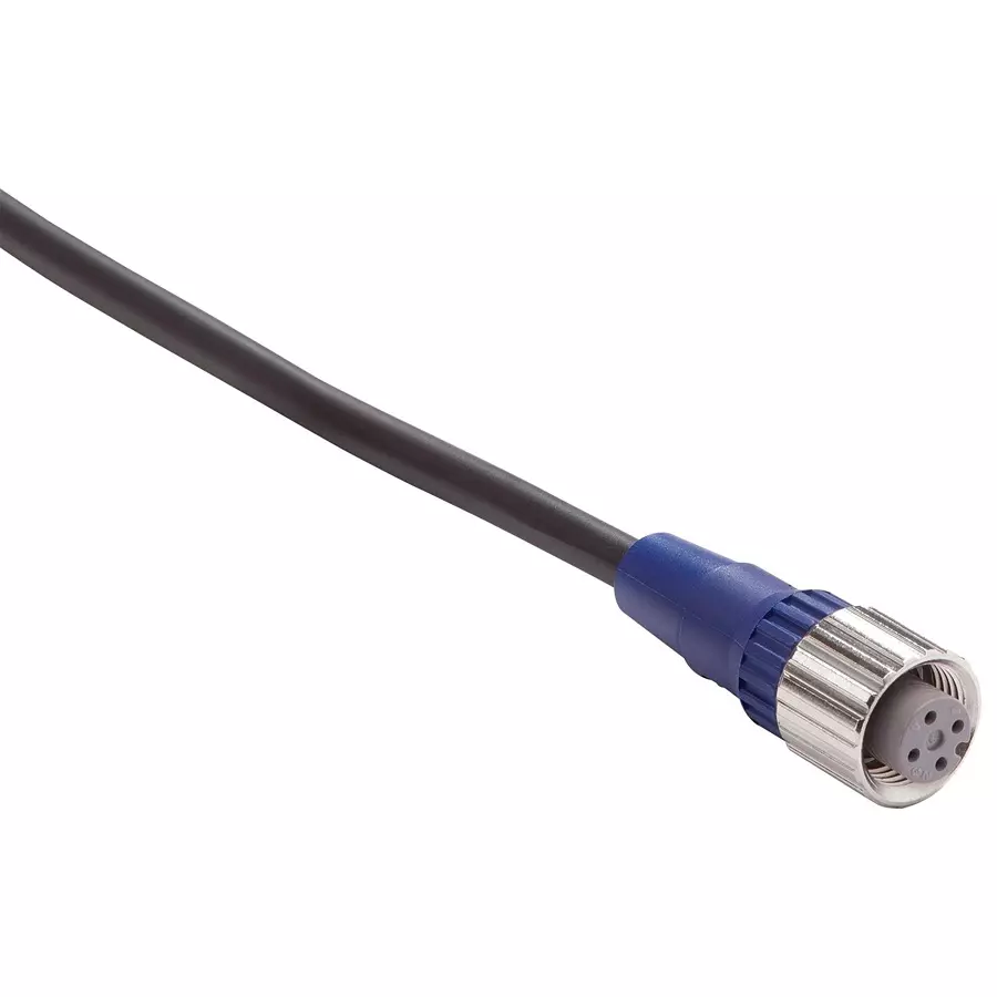 OMRON INDUSTRIAL AUTOMATION SENSOR CORD, 4P, M12 RCPT-FREE END, 5M, XS2F-LM12PVC4S5M