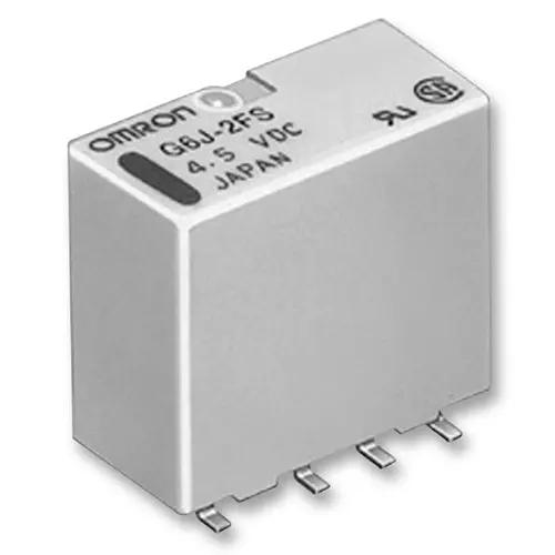 OMRON ELECTRONIC COMPONENTS RELAY, SIGNAL, DPDT, 30VDC, 1A, G6J-2FL-Y-DC5