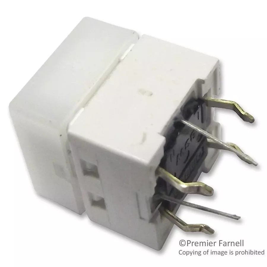 OMRON ELECTRONIC COMPONENTS SWITCH, ILLUMINATED, PCB, RED, B3W-9000-R1N