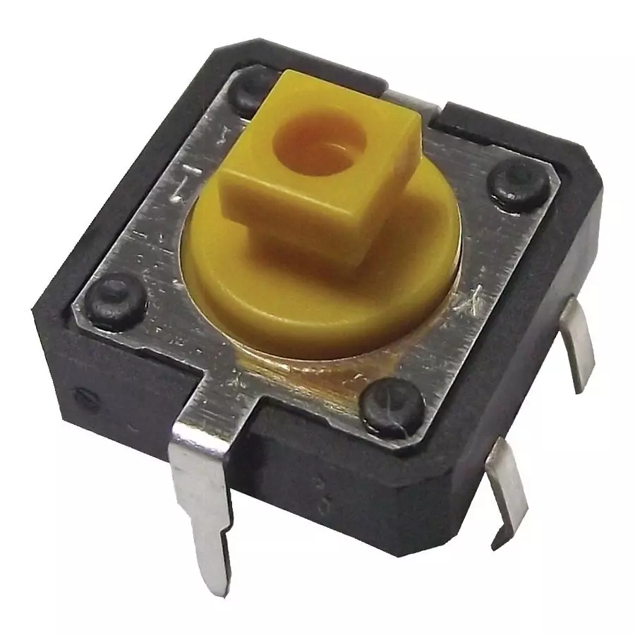 OMRON ELECTRONIC COMPONENTS SWITCH, PROJECTED, 12X12X7.3, 260GF, B3F4155 (Pack of 10 Pcs)