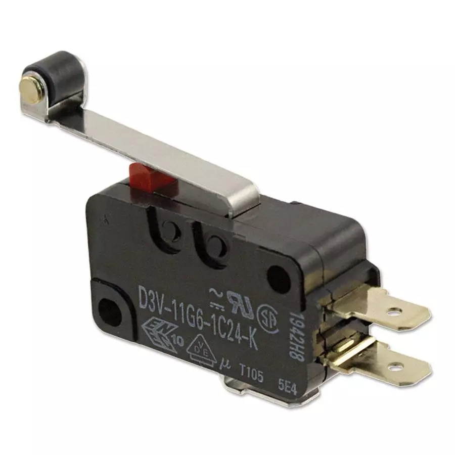 OMRON ELECTRONIC COMPONENTS MICROSWITCH, SPDT, 16A, ROLLER, D3V-166-1A5
