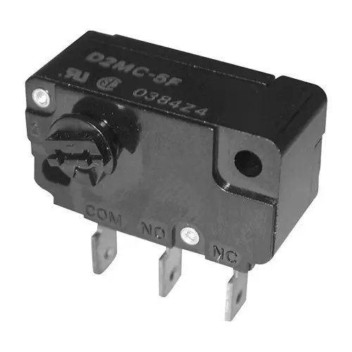 OMRON ELECTRONIC COMPONENTS MICROSWITCH, SPDT, ROTARY, 5A, 250VAC, D2MC-5E