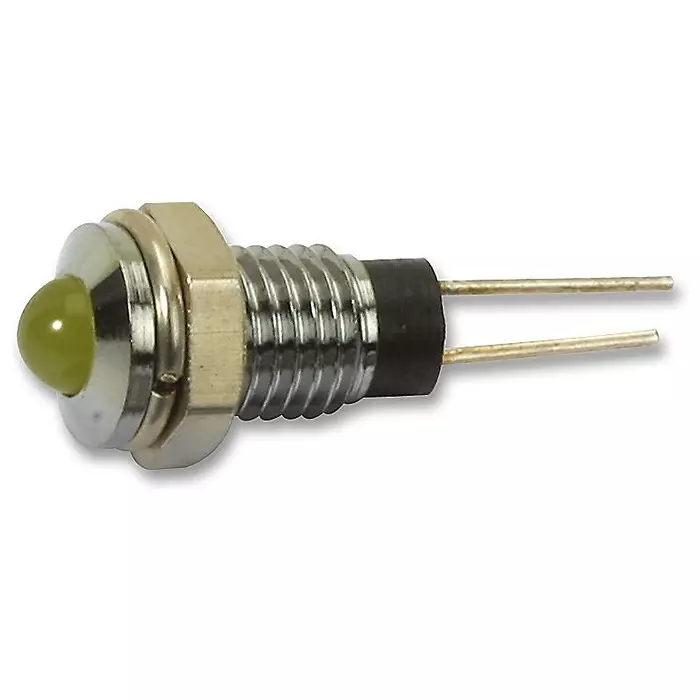 BULGIN LIMITED LED INDICATOR, 4MM, AMB, DX1118/YL