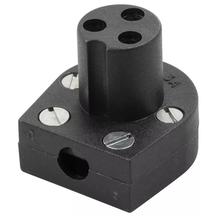 BULGIN LIMITED SOCKET, 3WAY, RIGHT ANGLE, FREE, PX0430/SE