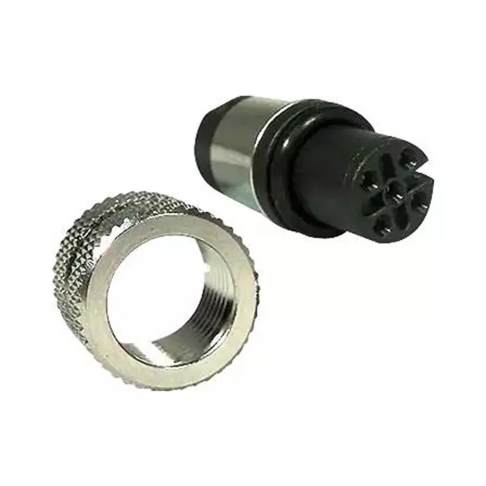 NORCOMP Sensor Conn, M12, 5Pos, Rcpt, Cable, 858-005-20TRLS4