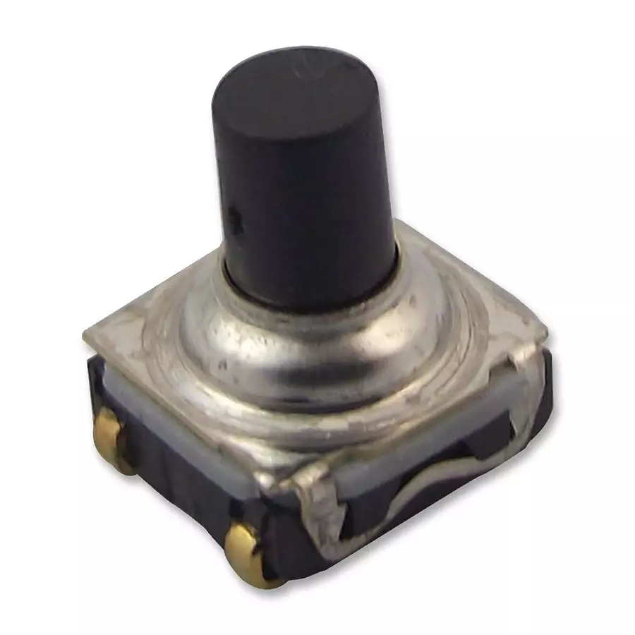 C&K COMPONENTS Switch, Spst, 0.05A, 32Vdc, 1.6N, Smd, KSC621JLFS (Pack of 10)