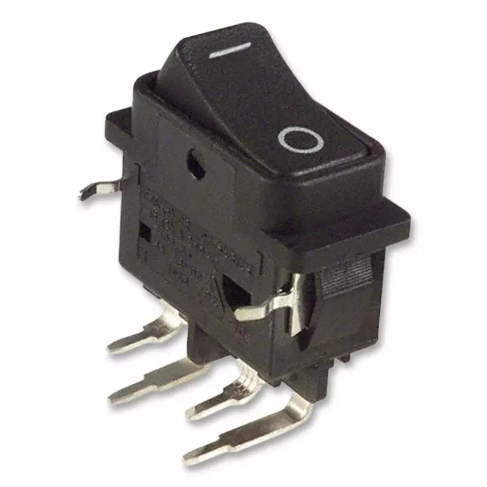 C&K COMPONENTS Switch Rocker Dpst Pcb 16A 250V, DF62J12S2APQA