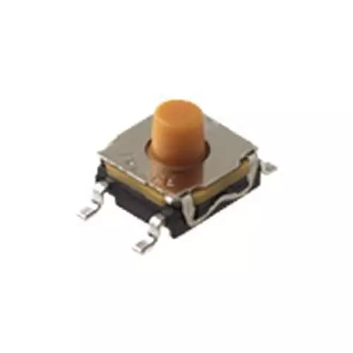C&K COMPONENTS Tactile Switch, 200Gf, 0.05A/32Vdc, Smt, KSC4D1J 50SH LFS