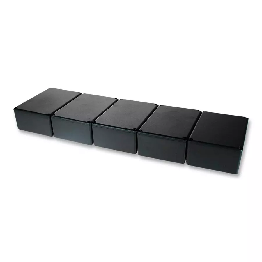 CAMDENBOSS Box, Abs, Black, 29X74X49 mm, Pk5, RX2010/S-5 (Pack of 5)