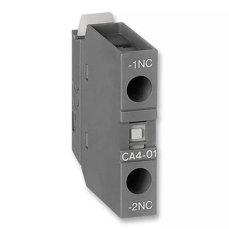ABB Contact Block,Aux,Front,1Nc, CA4-01