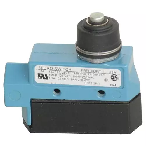 Honeywell Limit Switch, Top Plunger, Spdt-1No/1Nc, BZE6-2RN194