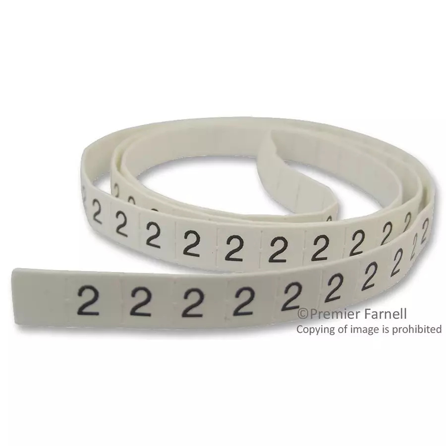 PRO POWER Cable Marker, H/S, 3/1, 2, Pk100, LHS3-1TW/2 (Pack of 100)