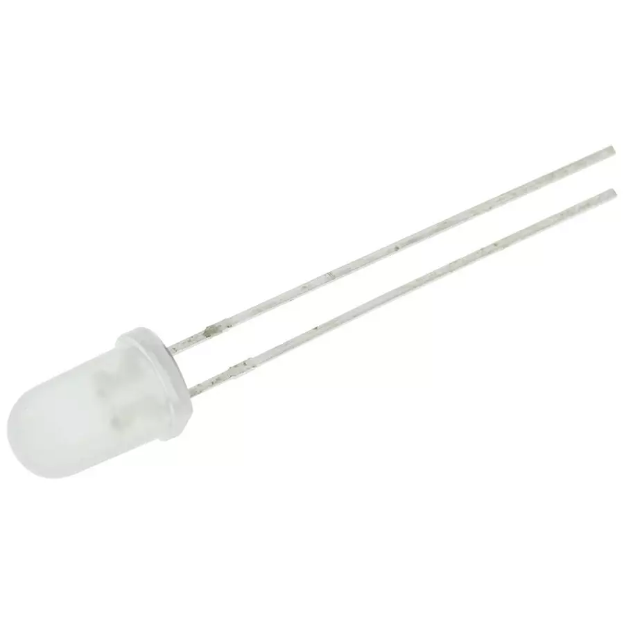 KINGBRIGHT LED, 5 mm, Red/Grn, 14Mcd/30Mcd,, L-57EGW (Pack of 5)