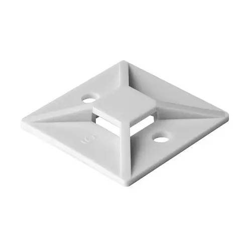 HELLERMANNTYTON Cable Tie Mount,4.1 mm,Pa66,Natural,Pk100, 151-28349 (Pack of 100)